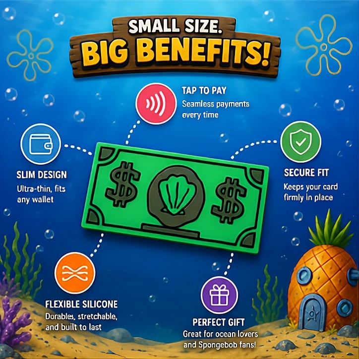 Cashy Crab™ Tap-To-Pay Shell Dollar