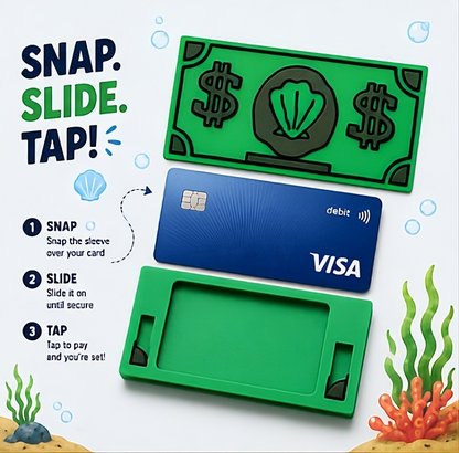 Cashy Crab™ Tap-To-Pay Shell Dollar